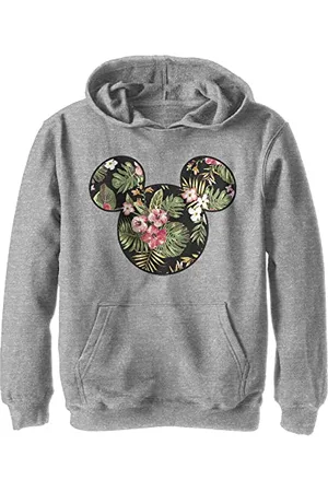 Disney Mickey Classic - Floral Mickey YTH Hoodie 5/6