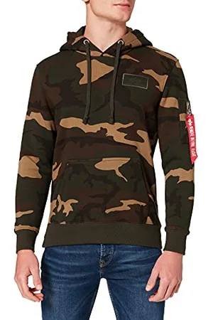 Alpha Industries Herren Back Print Hoody Kapuzensweat Kapuzenpullover, , XXL