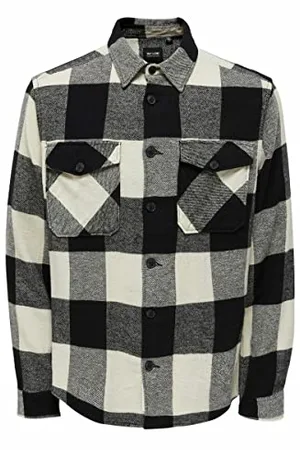 Only & Sons Herren Onsmilo Ls Check Overshirt Noos Shirt, , XS EU