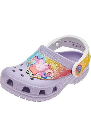 Crocs Unisex Kinder CLS FL I Am Peppa Pig Clog T, Lavender, 19-20 EU