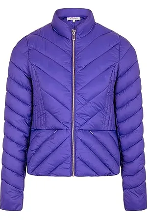 Morgan Gerade Daunenjacke mit Reissverschluss 38