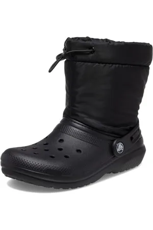 Crocs Classic Lined Neo Puff Boot 206630-060, Womens boots, black, 38/39 EU