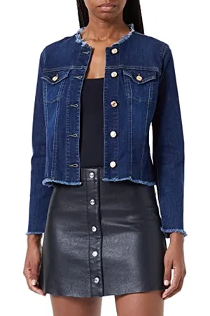 7 for all Mankind Damen DENIM JACKET Bair Eco Rinsed Indigo, , S EU
