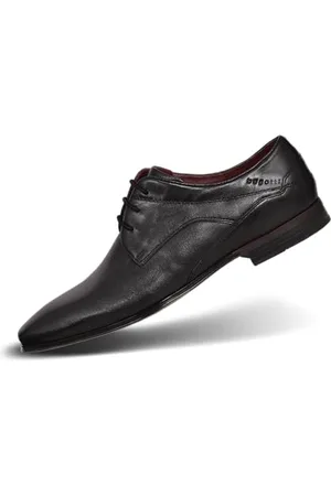 Bugatti Herren Business Halbschuh aus Hochwertigem Leder, Derby mit Eleganter Liniengestaltung, , 44 EU