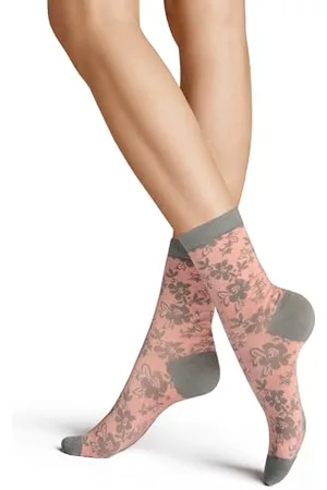 Hudson Damen Socken Flower Fashion slate gray 0106 35-38