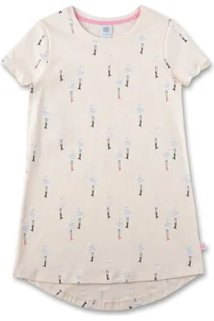 Sanetta Mädchen Nachthemd Sleepshirt Kurzarm 100% Bio-Baumwolle