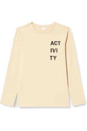 QS by s.Oliver Junior Langarmshirt mit Schriftprint