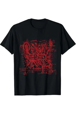 Pierce The Veil – Misadventures Cover mit rotem Druck T-Shirt