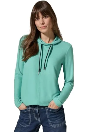 CECIL Damen B322387 Cosy Solid T-Shirt, , L