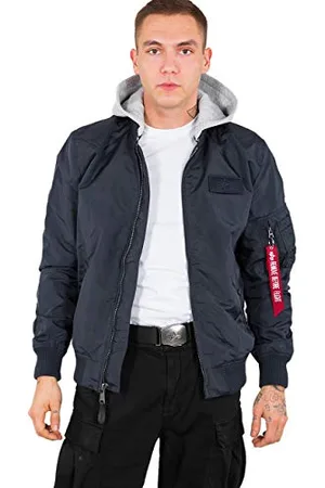 Alpha Industries Herren MA-1 TT Hood Bomberjacke, , L
