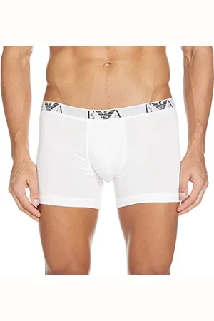 Emporio Armani Herren 2-Pack Boxer Essential Monogram Boxershorts, , M (2er Pack)