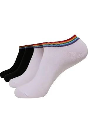 Urban classics Unisex TB3605-Rainbow No Show 4-Pack Socken, , 39-42