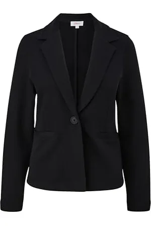 QS by s.Oliver Damen Blazer Blazer Blazer, schwarz_9999, 34