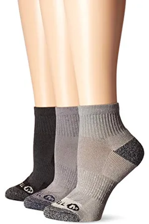 Merrell Damen 3er-Pack Performance Cushion Quarter Socken Wandersocken, , Small