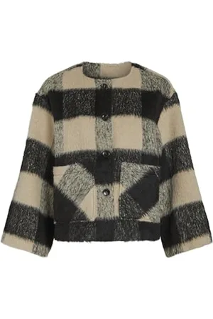 VILA Female Jacke Geknöpfte Karo