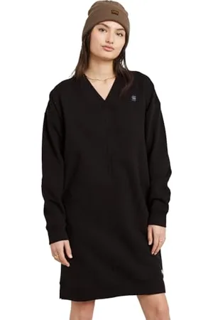 G-Star Damen V-Neck Sweater Kleid, , XS
