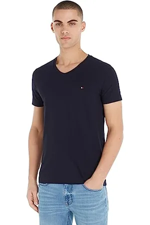 Tommy Hilfiger CORE STRETCH SLIM V-NECK TEE Kurzarm T-Shirts Herren, , S