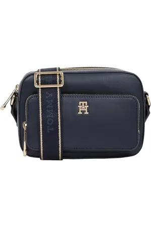 Tommy Hilfiger Damen Umhängetasche Joy Camera Bag Breiter Tragegurt, Blau (Space Blue), Einheitsgröße