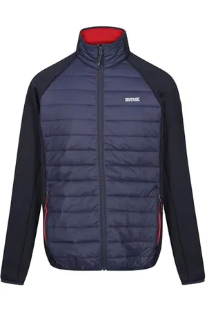 Regatta Herren Hybrid Padded Full Zip Jacket Gepolsterter Mantel, Marineblau (DngrRD), XXL