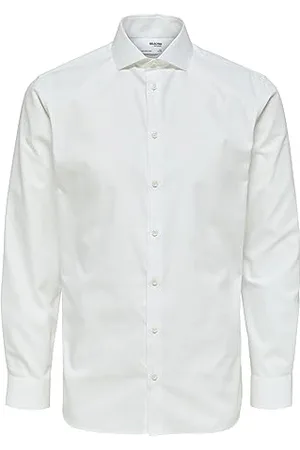 SELECTED BLACK Herren SLHSLIMETHAN Shirt LS Cut Away B NOOS Hemd, , XL