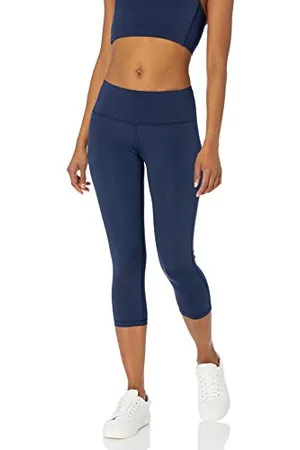 Amazon Damen Active Sculpt Workout Athleisure Capri-Leggings mit mittelhohem Bund, , XXL