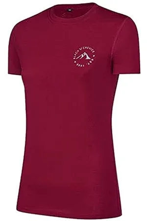 Black Crevice Damen Merino T-Shirt, , 42