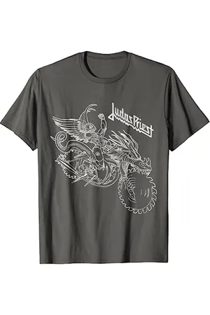 Judas Priest – Pain Killer Wireframe Asphalt T-Shirt