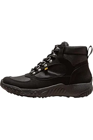 El Naturalista Unisex - Erwachsene Schnürstiefeletten GORBEA, Damen,Herren Stiefeletten,Wechselfußbett,Booties,halbstiefel,Black,39 EU / 6 UK