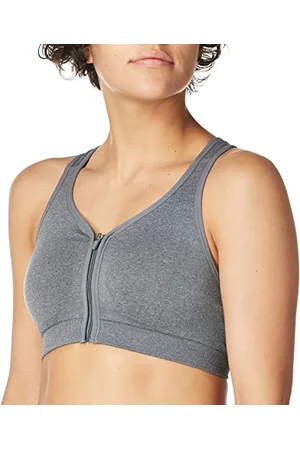 Jockey Damen Mid Impact Zip Front Bra Sport-BH, Undurchsichtige, , small