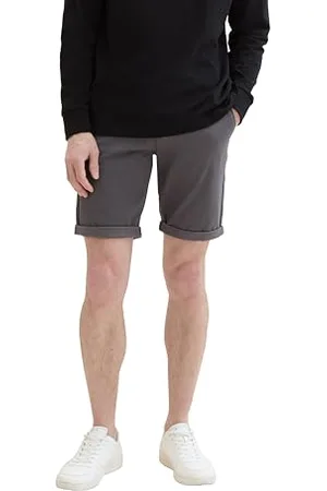 TOM TAILOR Herren Slim Chino Bermuda Shorts mit Stretch, , 28