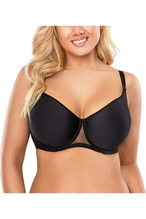 Vivisence Bügel BH Damen Glatte Seamless Schalen Gepolsterter Büstenhalter Mit Bügel Klassische BHS Große Brüste Starker Halt, Passt Sich, ,70G