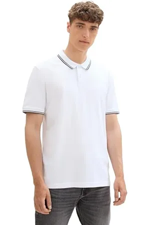 TOM TAILOR Herren Basic Poloshirt aus Baumwolle, , XL
