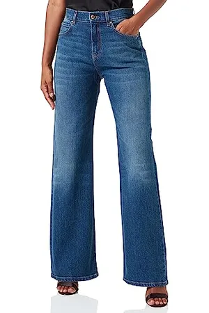 Pinko Damen Wanda Wide Leg Denim Comfort B Jeans,