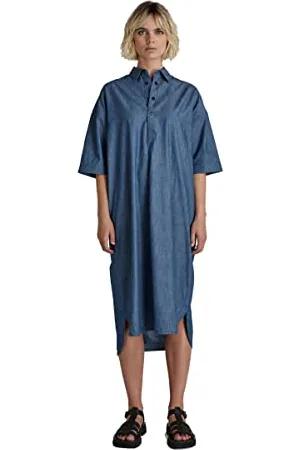 G-Star RAW Damen Long Shirt Kleid