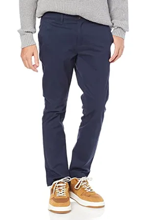 Amazon Herren Legere Stretch-Chinohose mit Enger Passform, , 35W / 34L