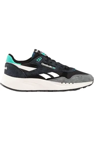 Reebok Unisex Classic Leather 2400 Sneaker, Black/ESCAPEBLUE/VINTAGECHALK, 40 EU