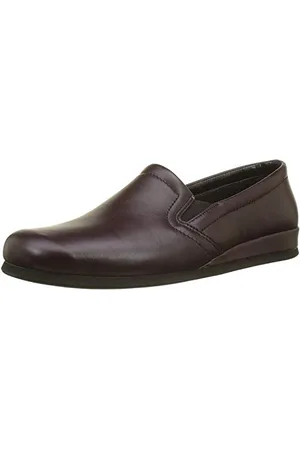 Rohde Viborg 6402 Herren Schuhe Hausschuhe Leder, Größe:44 EU, Farbe: