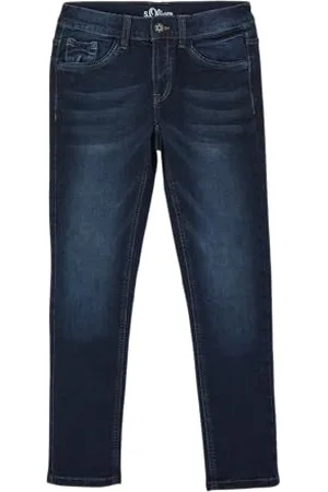 QS by s.Oliver Jeans Seattle/Regular Fit/Mid Rise/Slim Leg Dark Blue 170/REG