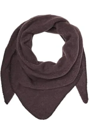 VERO MODA Vmcally Triangle Scarf Ga Noos Schal, Plum Perfect/Detail:Black Melange, ONE Size