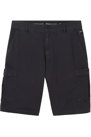TOM TAILOR Herren Relaxed Fit Cargo Bermuda Shorts, coal grey, S