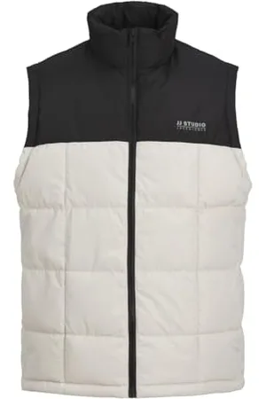 JACK & JONES Herren JJBEN Square Bodywarmer PLS Steppweste, Black, 5XL
