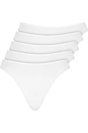 Nur Die Damen String 5er Pack Slip, , 44-46 EU