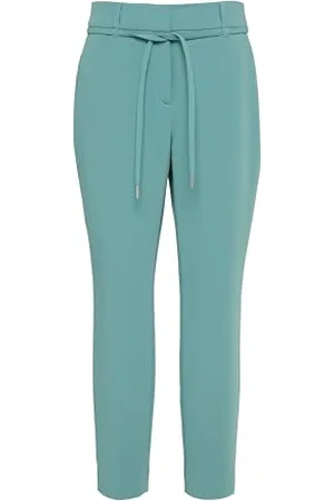 QS by s.Oliver Damen Hose lang, Slim Fit, Türkis, 46