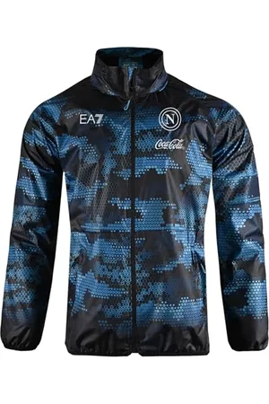 SSC NAPOLI Unisex Giacca Antivento Winddichte Jacke EA7, , L