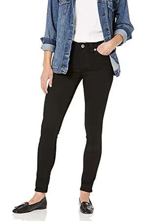True Religion Damen Jennie kurvige Skinny Jeans Schwarz 28
