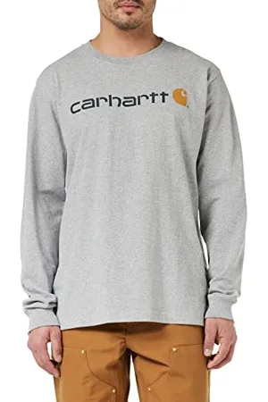 Carhartt Herren, Lockeres, schweres, langärmliges T-Shirt mit Logo-Grafik, , XL