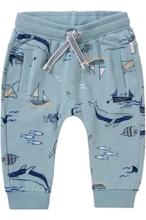 Noppies Baby Boys Pants Blue Bell Relaxed fit Allover Print