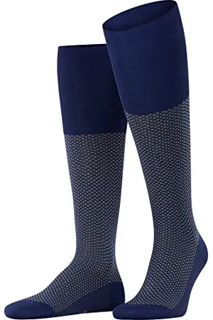Falke Herren Kniestrümpfe Uptown Tie M Kh Baumwolle lang gemustert 1 Paar, , 41-42
