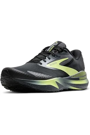 Brooks Herren Adrenaline GTS 24 Weatherized Sneaker, Black/Ebony/New Yellow, 47.5 EU
