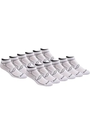Saucony Herren Rundry Bolt Performance No-Show Socks, Available in M-XXL (6, 18 Pairs) Laufsocken, , L (12er Pack)